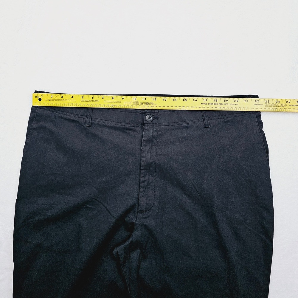 NEW Wrangler Mens 40W 30L Performance Series‎ Black Straight Fit Pants 67PSWBL - Picture 6 of 10